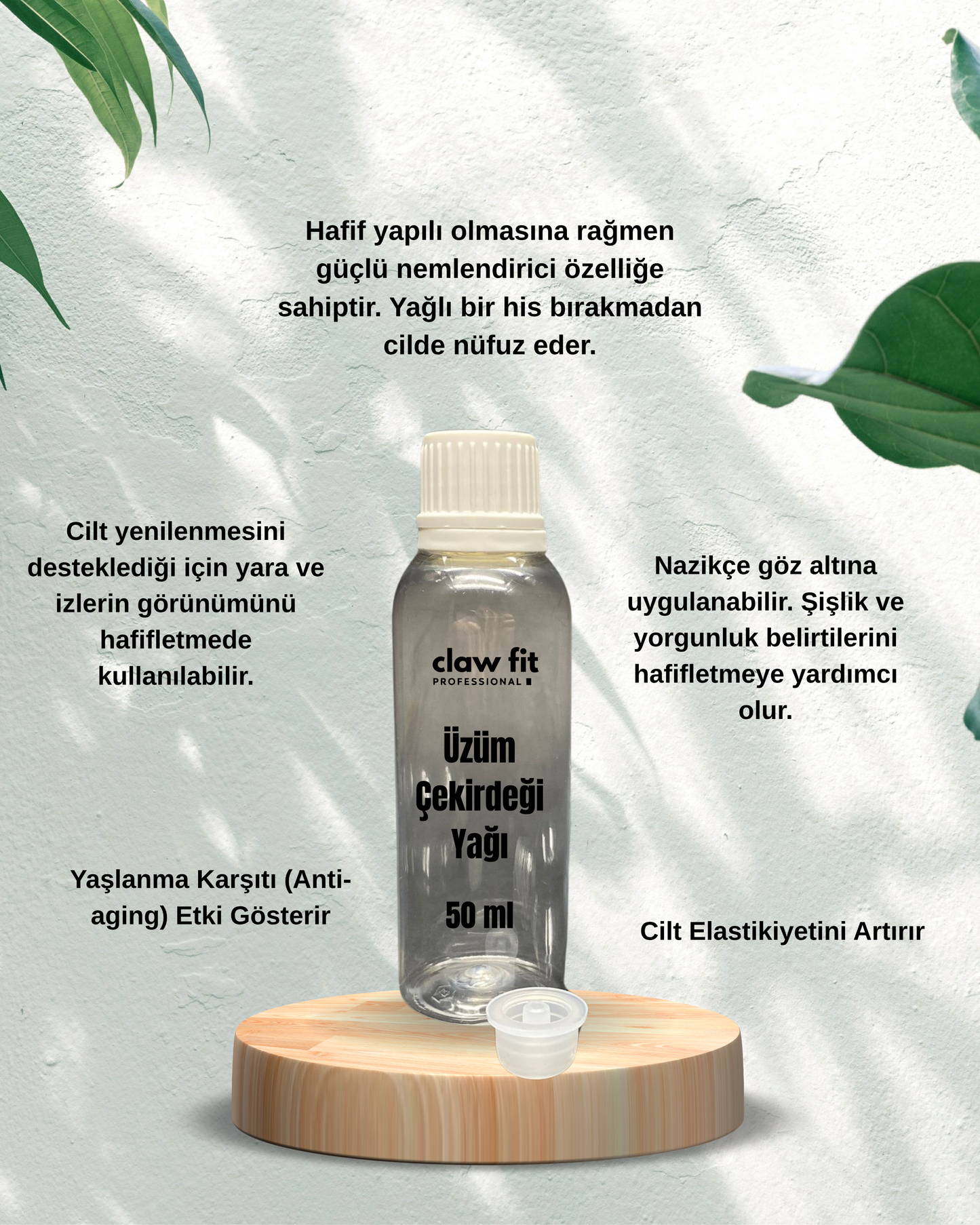 Doğal-Üzüm Çekirdeği Yağı-50 ml Serum