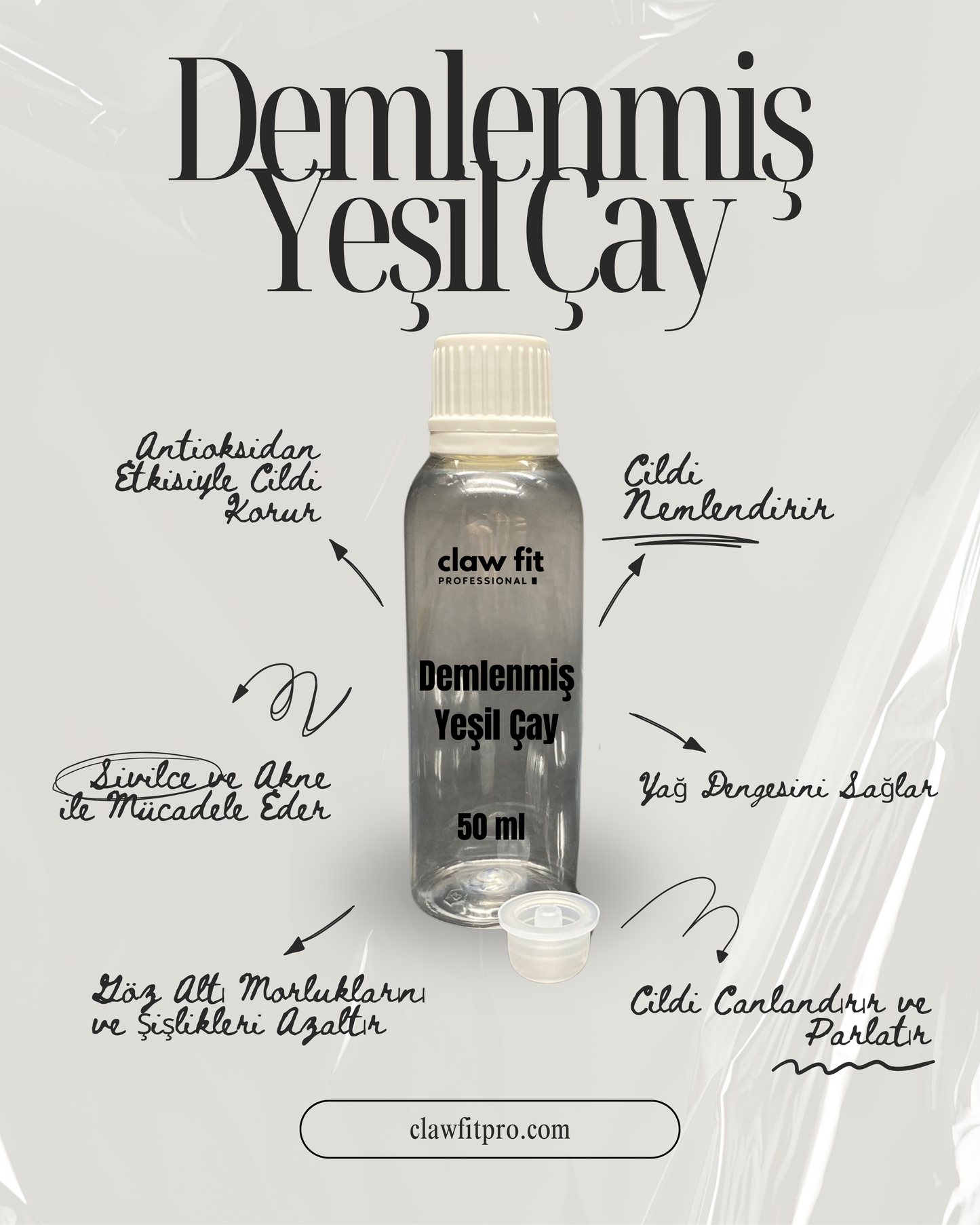 Doğal-Demlenmiş Yeşil Çay 100 ml Serum