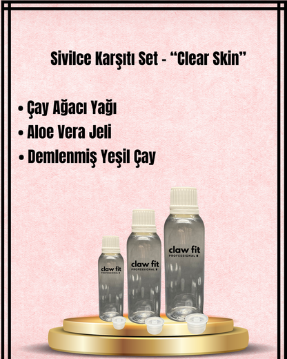 Clawfit-Sivilce Karşıtı Set – “Clear Skin”